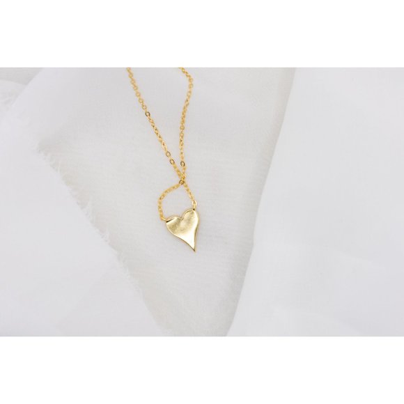 Pave Diamond Heart, Small Pave Heart Pendant - Picture 4 of 8